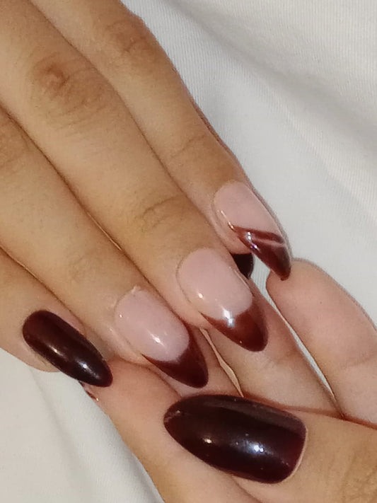 Ombre French Tio Nails